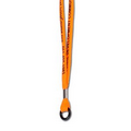 Screen Printed Lanyard with Rubber O-Ring (18"x3/8")